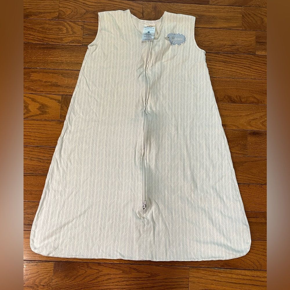 Halo SleepSack Wearable Blanket Blue Chevron XL 18–24M Baby Cotton Sleep Sack